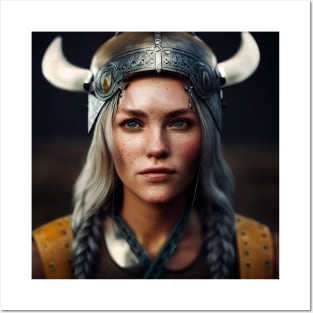 Viking Shield Maiden Posters and Art